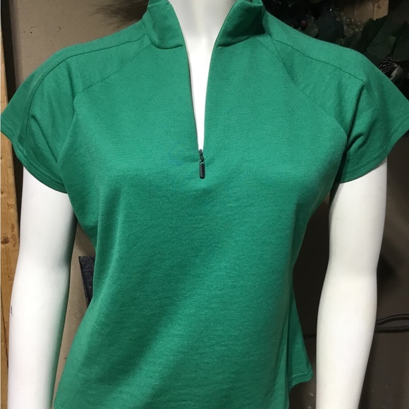 Annika Cutter & Buck Green Top - Picture 3 of 16